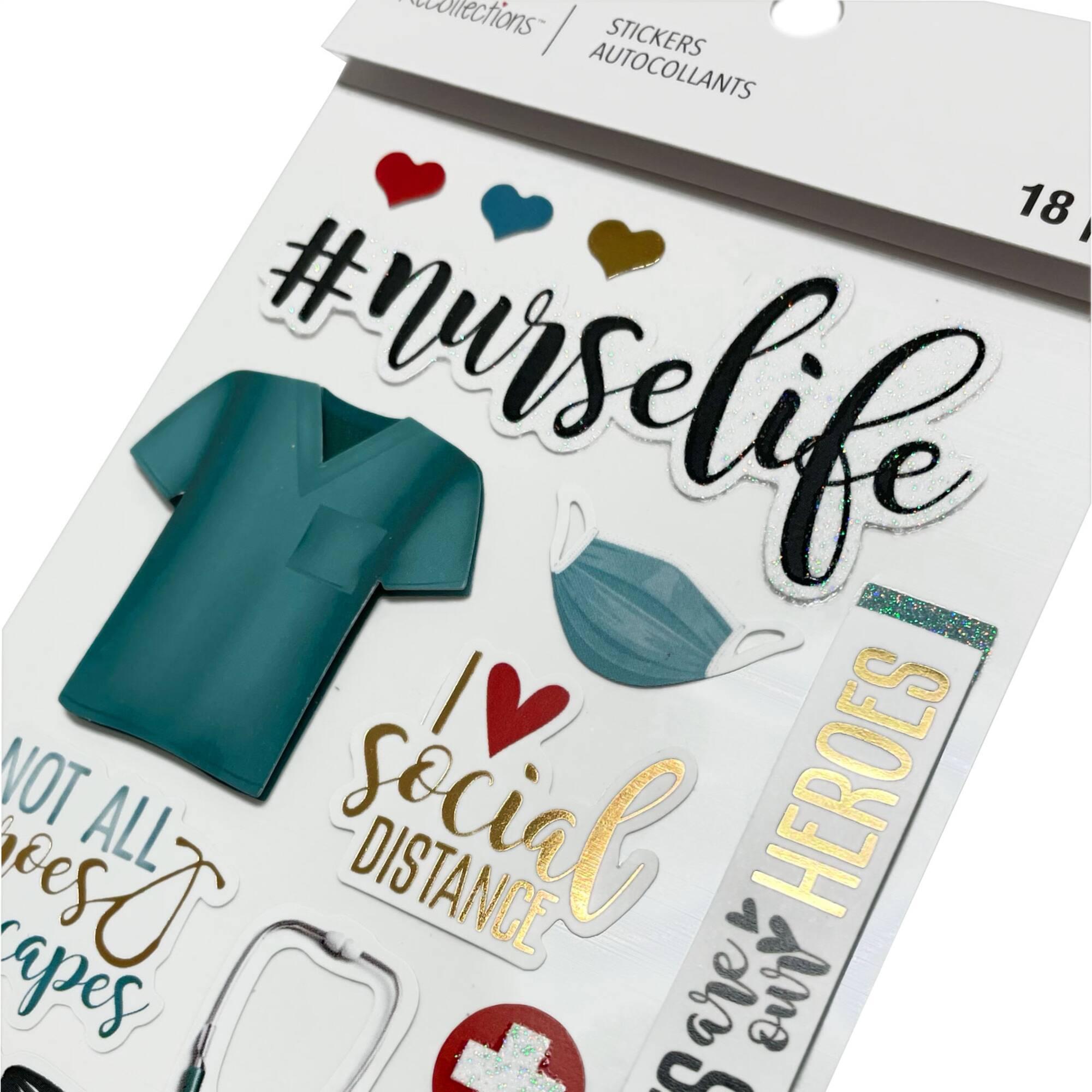 Nurse Life Dimensional Stickers by Recollections™
